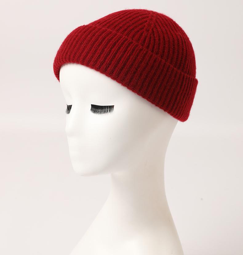 Women 100% Pure Cashmere Cheap Winter Hats Caps Custom Embroidery Logo Luxury Fashion Cute Warm Ny Fisherman Beanie Unisex Gpm