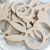 10Pcs/Pack Easter Napkin Ring Holders Rabbit Ears Wooden Napkin Stand Racks Easter Decoration Easter Party Table Supplies