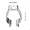 12 Pieces T8 Clips Holder Bracket for Led Tube, Sturdy Pipe Clamps Mounting Accessories Home