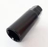 GARAGE-K Racing Nuts Set Piercing Steel Wheel Nuts 20pcs P1.25 17HEX 48mm Long Lug Nuts with Socket JDM USDM (Black)