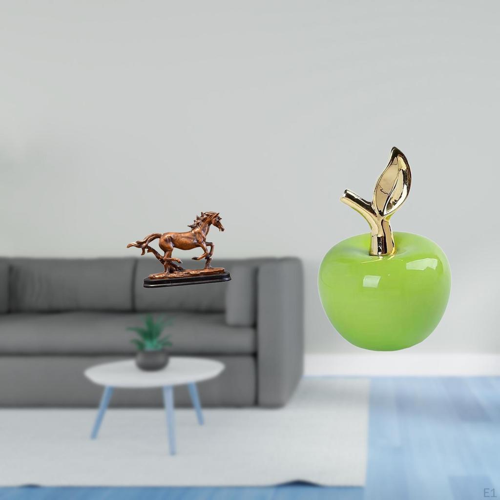 Sculpture Figurine Artwork Collectible Ornament Horse Statue for Desk Decoration Living Room