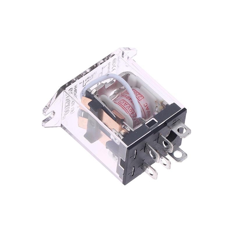 Jqx-13F Hh62P Silnoproudové Relé Cívka Všeobecné Dpdt Mikro Mini Elektromagnetický Reléový Spínač Se Zásuvkovým Základem Ac220V Dc12V24V