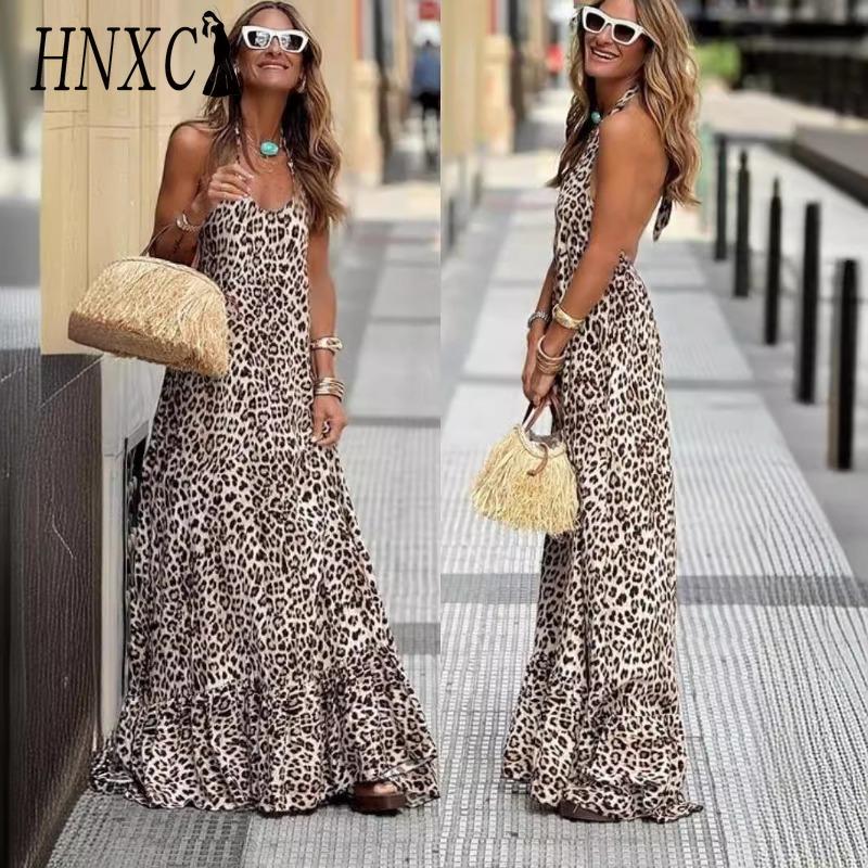 HNXC Abiti casual senza maniche primavera estate moda donna