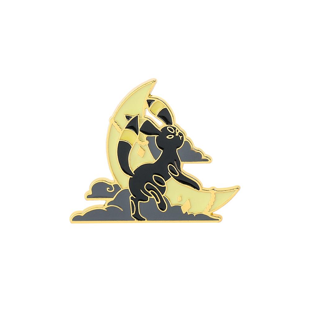 Spille Smaltate Eeveelution Eevee Anime, Spilla Metallica Cartoon, Distintivo Gioielli alla Moda, Accessorio per Vestiti Cappello Zaino Regali