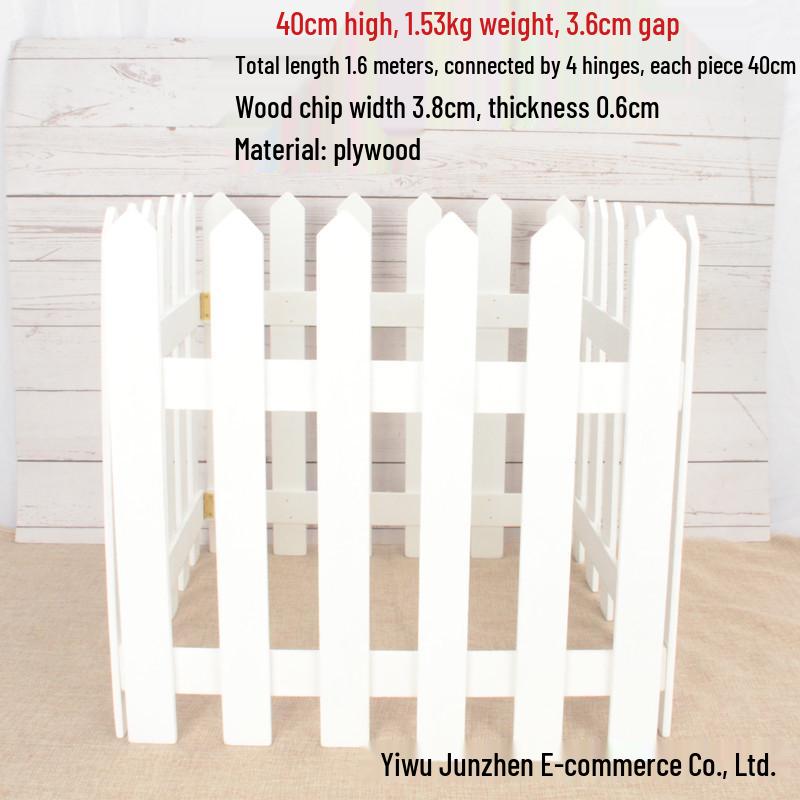 Holzzaun Lattenzaun Weihnachtsdekoration für Innen- & Außenbereich