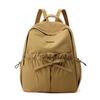 Niche Design Women's Drawstring Bow Backpack Simple Sports Backpack
