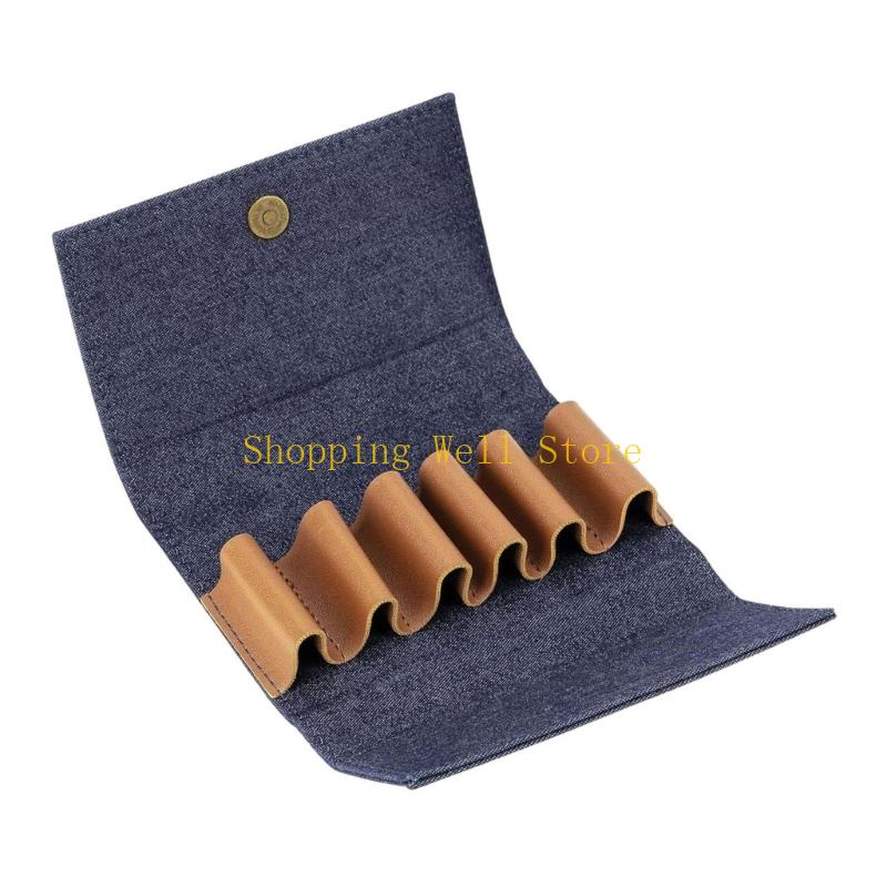 KX4B Polyester Essential Oil Storage Pouches Protective Interior Portable Roller Bottle Case