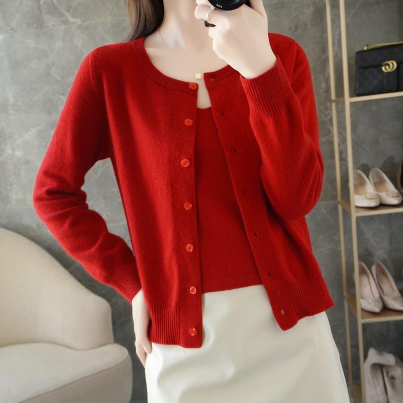 Spring 2026 Women`s Wool Cardigan &
