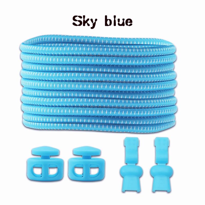1Pair/3Pair Round Tennis Lazy Laces Without Ties Unisex Elastic Shoelaces Sneakers No Tie Shoe Laces Adult Kids Shoe Accessories