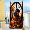 Halloween Beach Towel Quick-Dry Soft Microfiber Comfortable Lightweight Suitable for Sports, Travel, Swimming, Yoga, Bathroom, Beach, And Pool