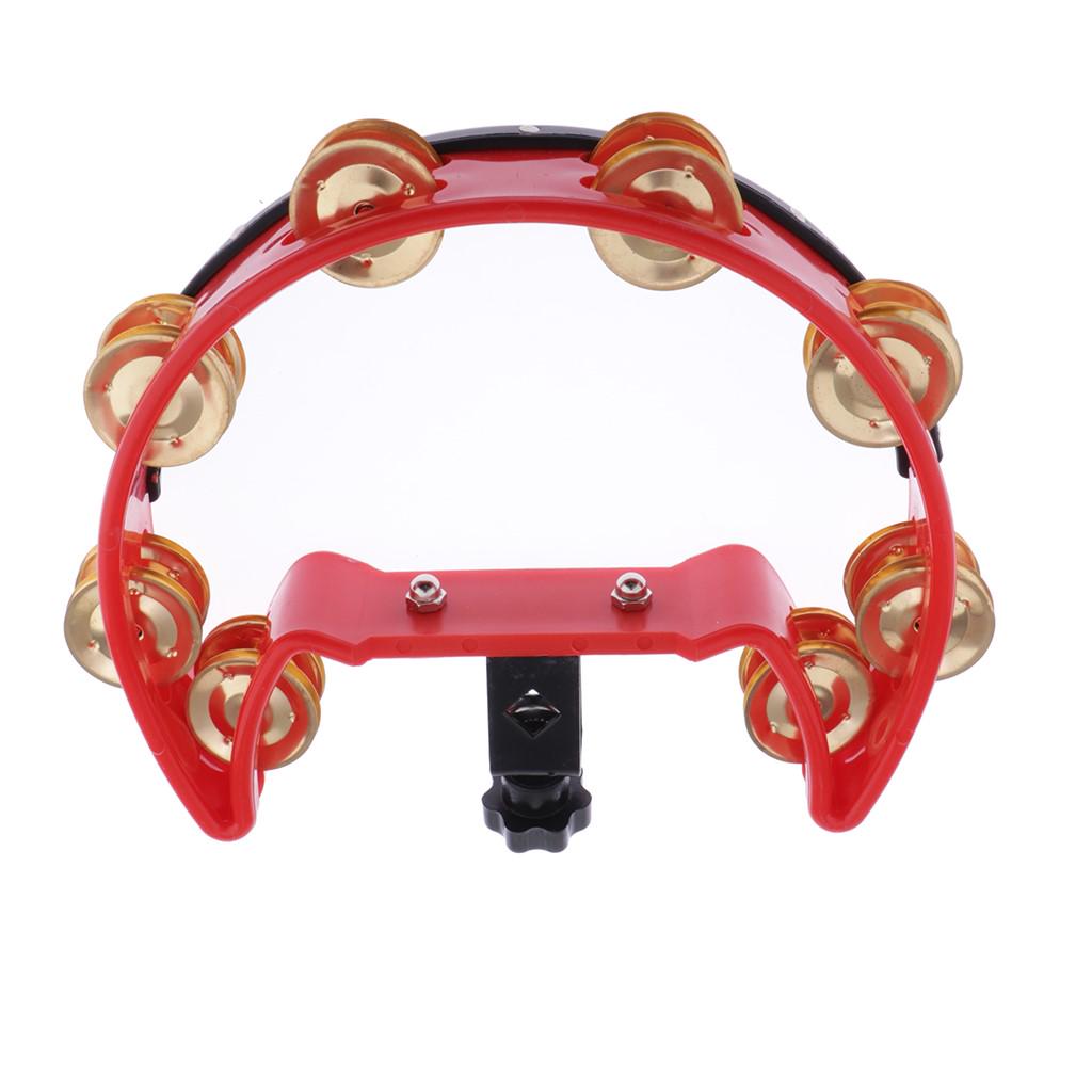 Buy Music Rattle Tambourine Handbell Shaker with Copper Jingles Jazz