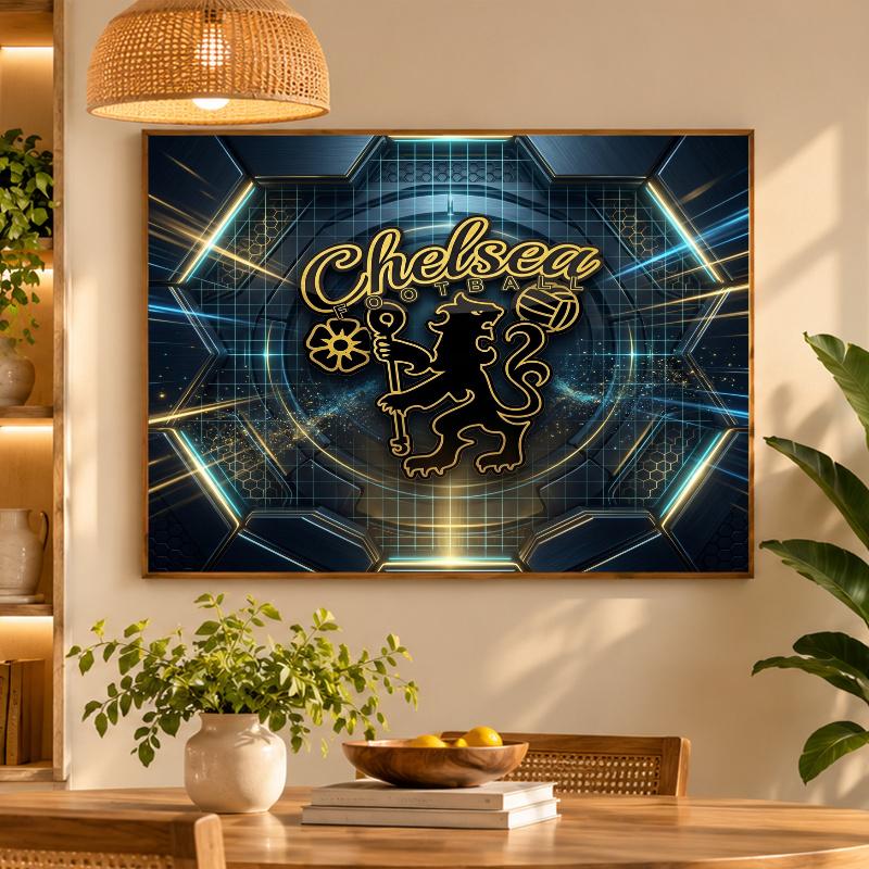 5D Diamond Painting Chelsea FC DIY Full Drill Diamond Art Kit Home Decoration