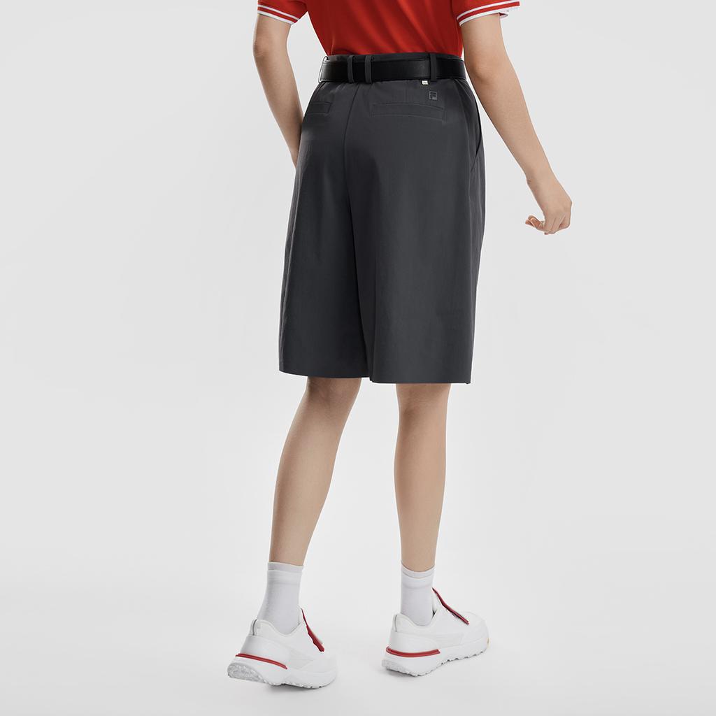 Fila Golf Series Fashion Simple Classic Sports Golf Versatile Comfortable Quality Loose Woven Five-Point Casual Shorts Women Shorts A11W625812FDB