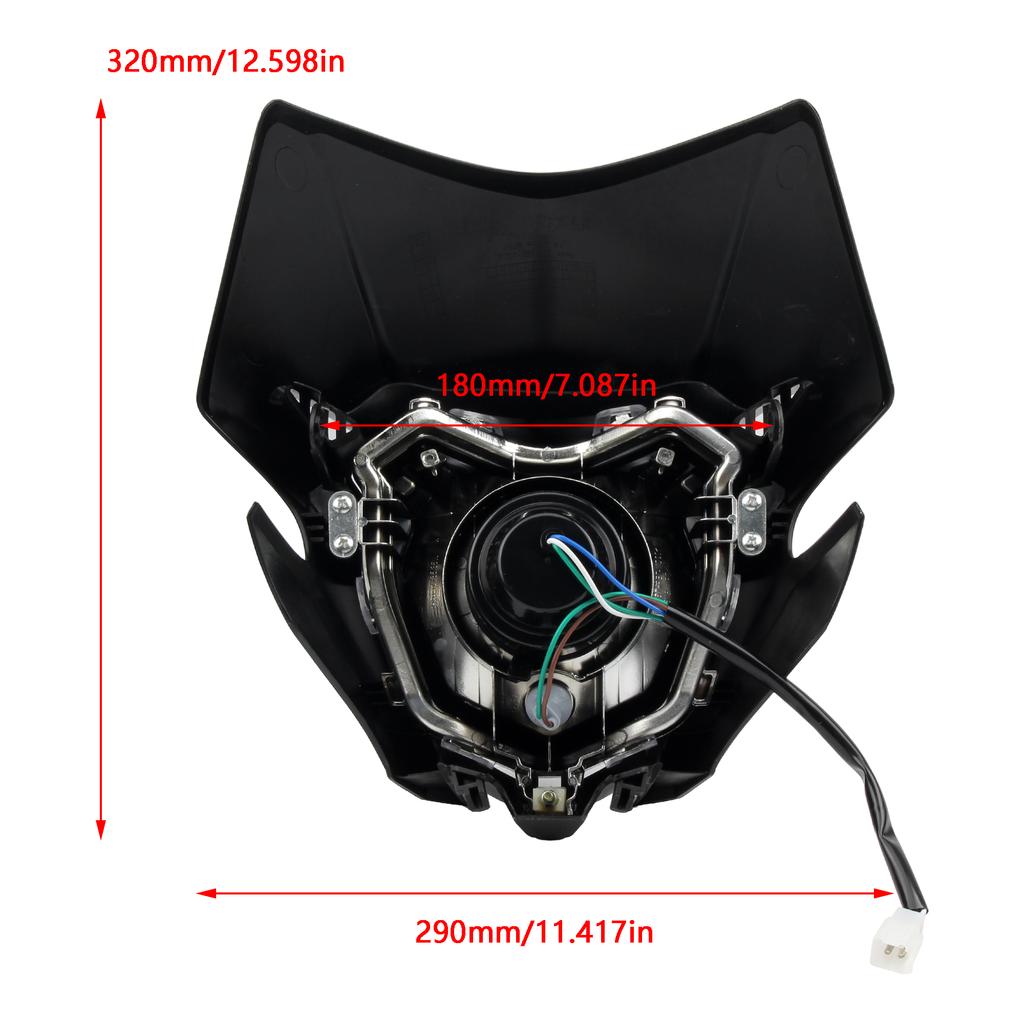 Motorcycle Halogen headlights YP22 for Honda CRF150L 150R 150F 230L 250L 250X 250M 300 450L 450X 450RL Universal Headlamp