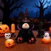 28CM Orsetto Holiday Carino e Spettrale Peluche Giocattoli Orsetto con Mantello Carino e Affascinante Bambola Orsetto Peluche Animale Morbido Cuscino Regalo Creativo per Festival