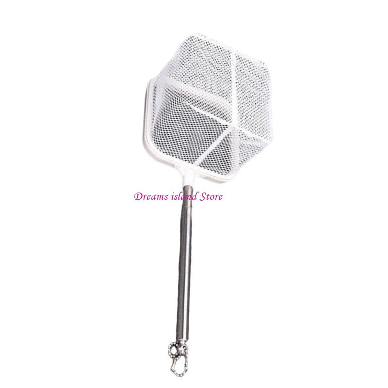 Fish Net for Fish Tanks Telescopic Rod with Removable Head for Easy Clean HX6C