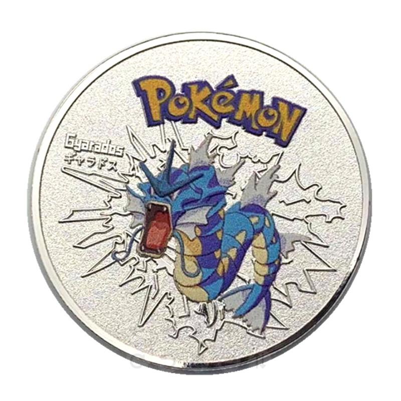 Pokemon Anime Moneta d'Oro Gioco Moneta Commemorativa Collezione Pikachu - Carino Pezzo Decorativo