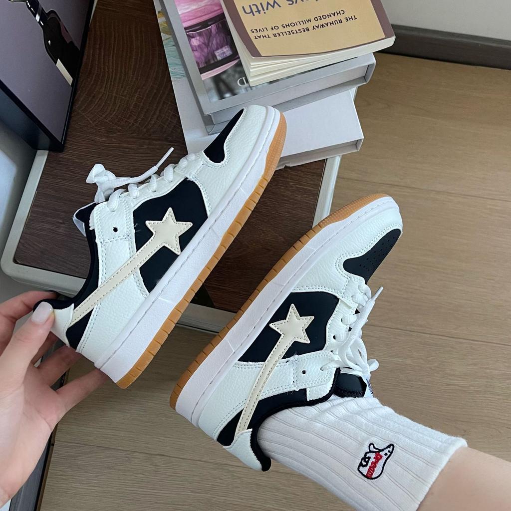 ins wind niche retro contrasting color meteor German training shoes chic couple light casual sports skateboard shoes