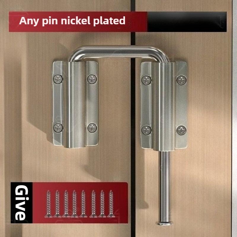 1Pc Durable Aluminum Alloy Door Latch Lock 90/180 Degree Gate Latch Safety Anti-theft Buckle Door Bolts Door Buckle Hardware