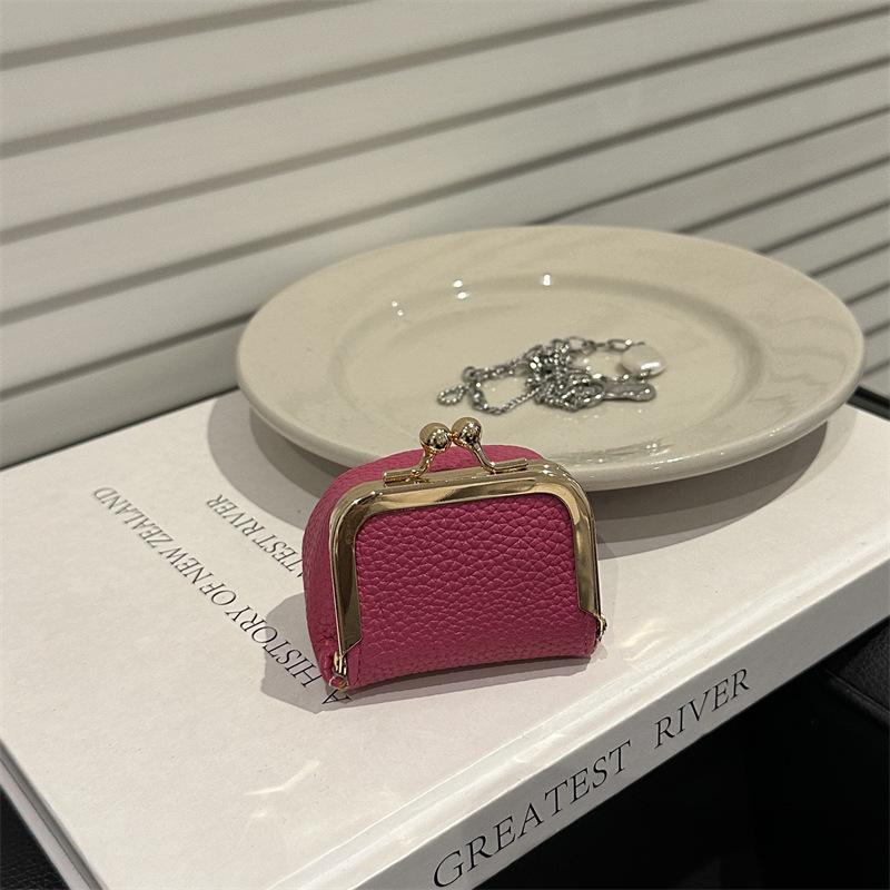 Smyckespåse i äkta läder: Mini myntplånbok & förvaring för ringar, halsband, örhängen