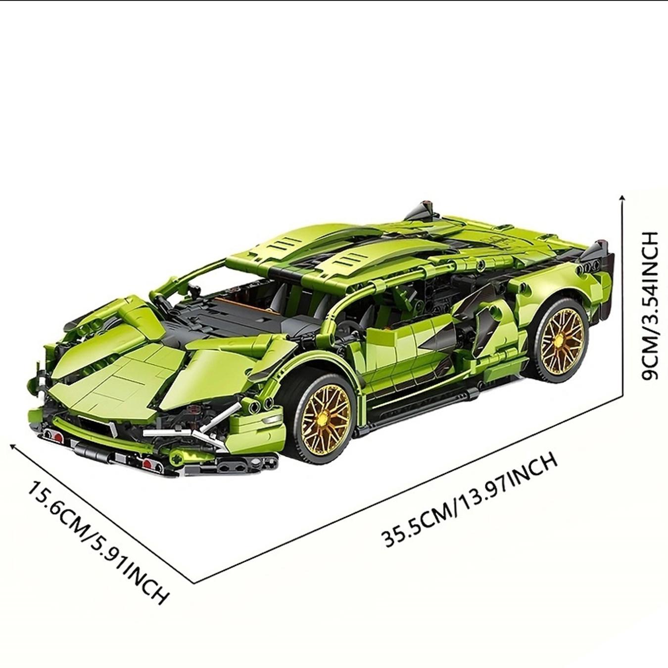 Neue technische Skala 1:14 Super Rennwagen Modellbausteine Ziegel Puzzle Spielzeug Geburtstags-Weihnachtsgeschenke