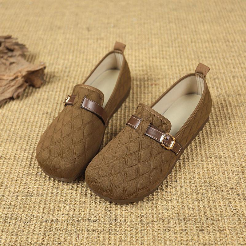 Women's Flat Loafers Shoes Round Toe Slip-on Ladies Footwear With Discount Offer 2025 Trend Y2k 39 Chic and Elegant Casual Shoe