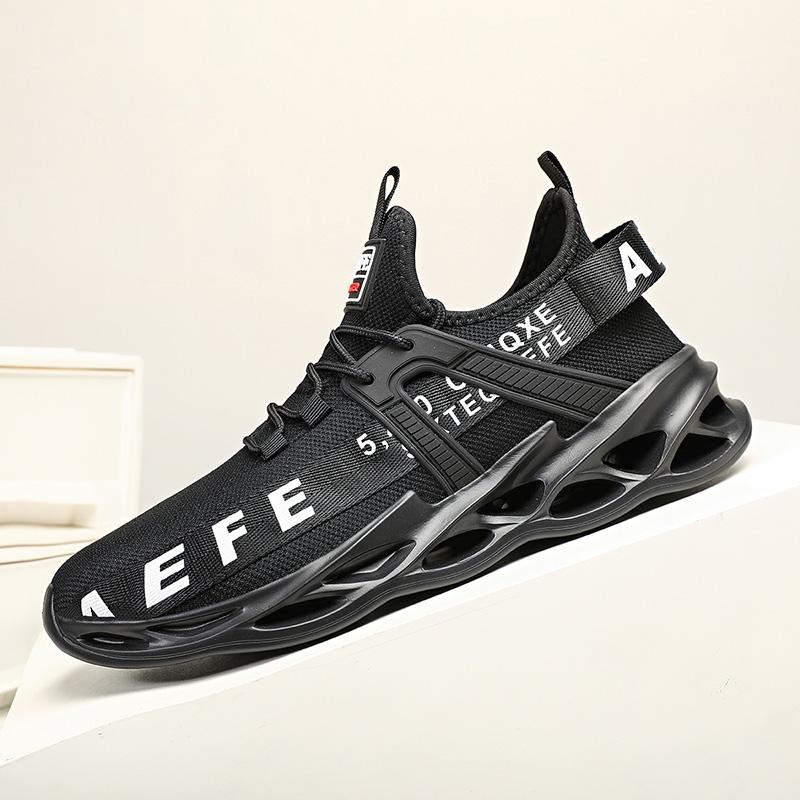 

Дышащие мужские кроссовки, легкая повседневная спортивная обувь, удобная обувь для бега и ходьбы для мужчин 39 чёрный
