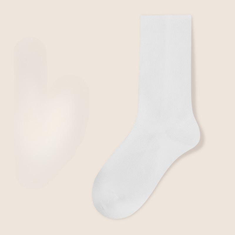 Cotton Socks, Women's Spring and Autumn Pure Cotton Mid-calf Socks, Women's Postpartum Socks, All-season Versatile, All-cotton Mid-calf Women's Socks