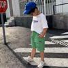 Trendy Boys' Breathable Summer Workwear Shorts - Casual, Loose Fit for Toddlers & Babies