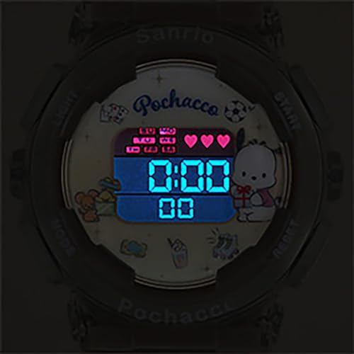 Sun Flame J-Axis Sanrio Digital Watch Pochacco CR3C0003-PC Beige