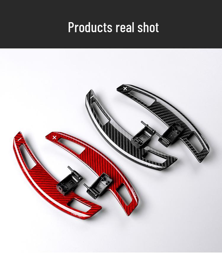 T-Carbon True Carbon Fiber Shift Paddles for Mercedes E-Class: 22 E63AMG, 21 E53E63