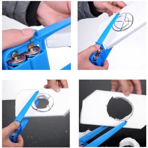Styrofoam Cutter, Electric Heated Wire Cutter for DIY Crafts, Foam Cutter, Heated Foam Carving Knife Kit, Battery Operated, Multifunctional, Portable,
