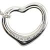 Used [TIFFANY&Co.] Tiffany Open Heart Elsa Peretti Silver 925 Unisex 2.5g Necklace
