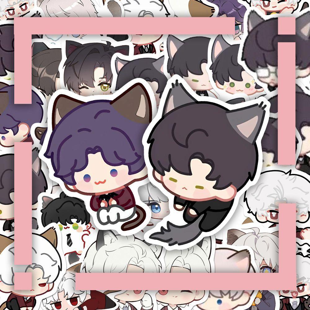 Hot Game Love and Deepspace Stickers Sylus Xavier Zayne Rafayel Caleb Cartoon Cosplay Character Stickers Decorate Prop Gifts