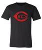 Cincinnati Reds Main Logo Distressed Vintage Logo T-Shirt 6 Sizes S-6XL!!