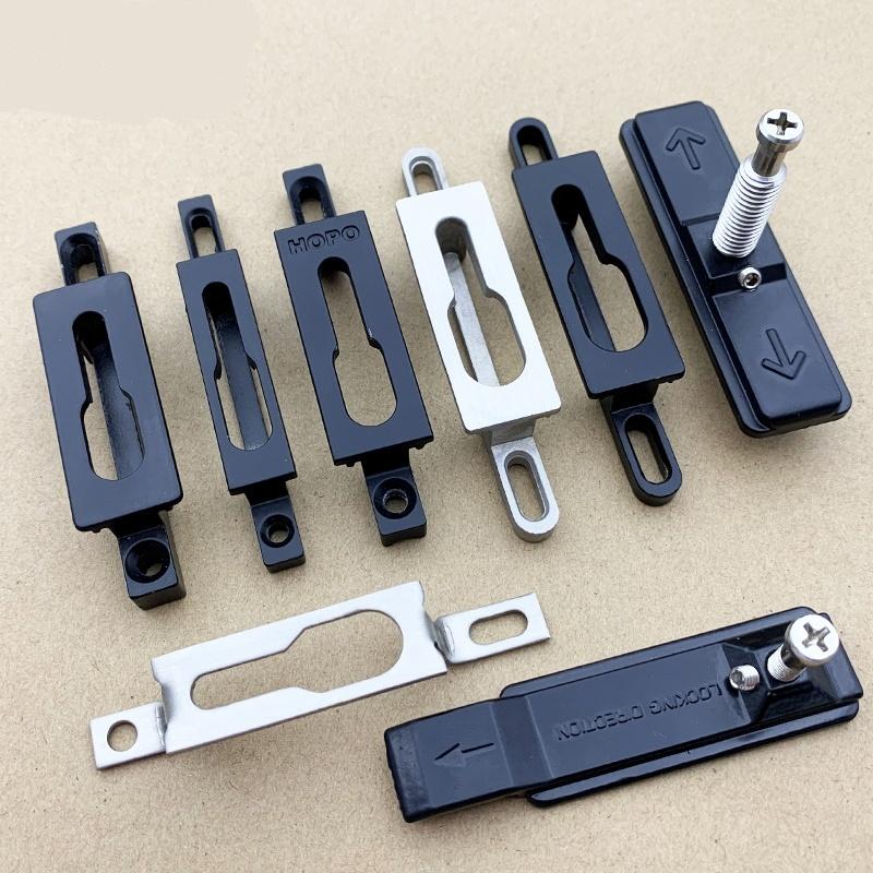 Aluminum Alloy Kitchen Balcony Sliding Buckle Lock Seat Screw Sliding Window Lock Seat Lock Nail Accessories