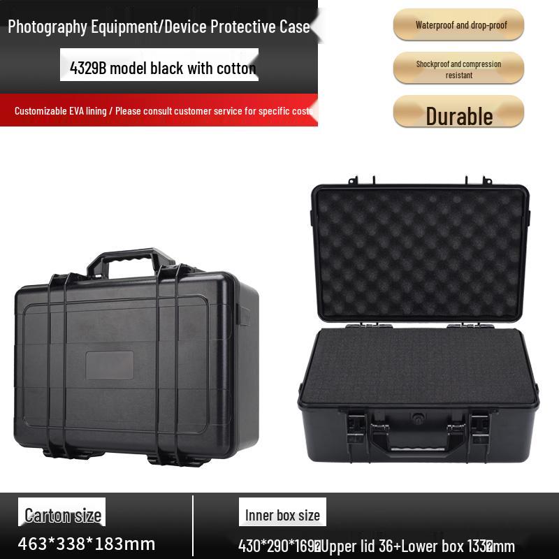 Waterproof Thickened Handheld Tool and Instrument Protection Box, Small Plastic Packaging Box
