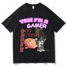 Yes Funny Cat Tshirt I Am Autistic Gamer Womens Aesthetic Tshirt Hot Sale Casual Short Sleeve Tshirt Gothic Graphic T Shirts