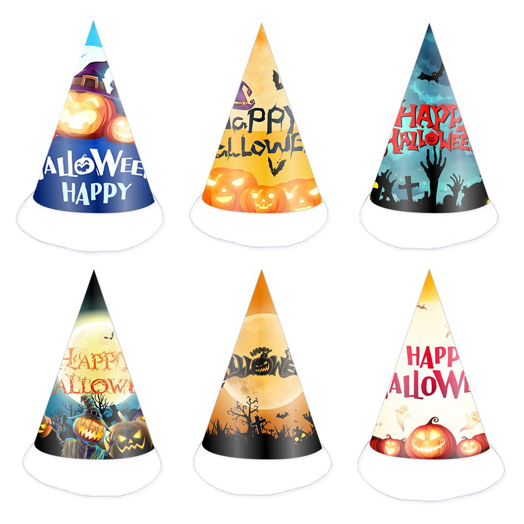 Halloween Ghost Costume Party Decoration Party Hat Pumpkin Ghost Funny Glasses Photo Props