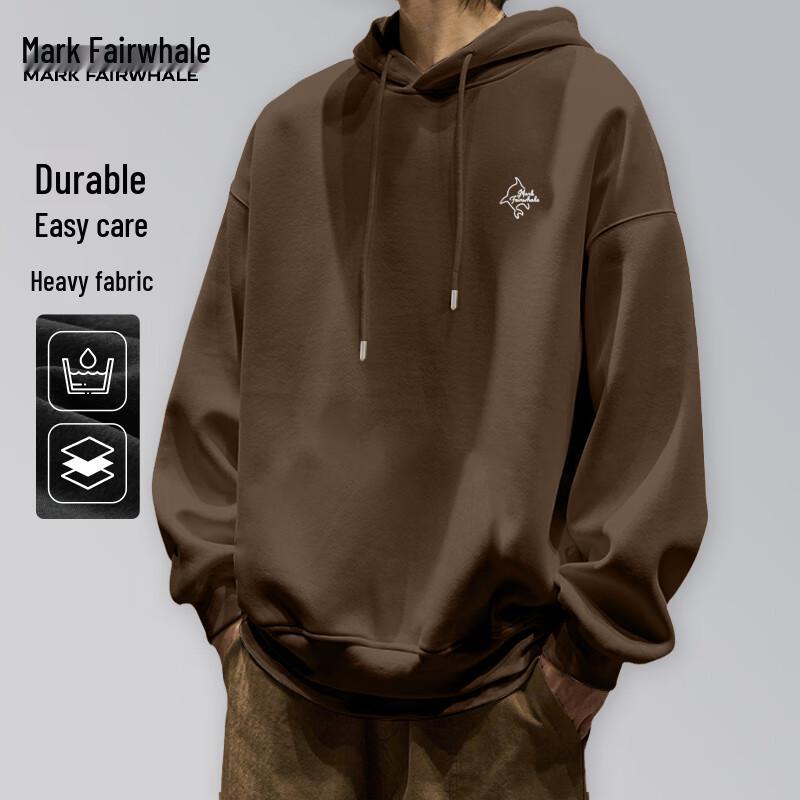 Mark Fairwhale Men's Heavyweight Loose Fit Hooded Sweatshirt