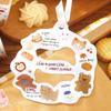Letter Lover Die-cut Washi Tape - Warm Diary Artistic Illustration Pattern Stickers