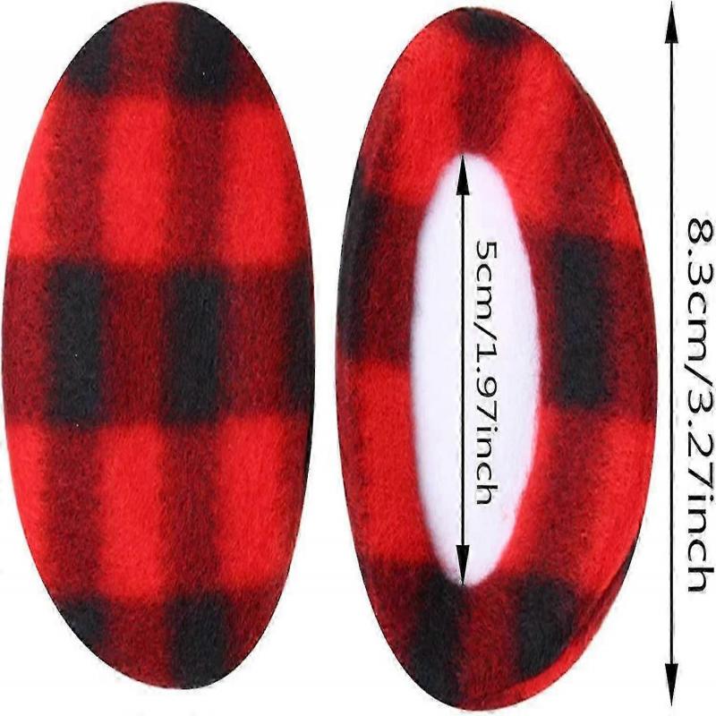 6 Par nauszniki bez opaski Polarowe ocieplacze na uszy Zimowe osłony na uszy Unisex, 6 Kolorów