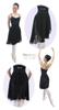 Ballet Sayori Ballet Adult Ballet Wrap Character with Ribbon Made In Chiffon Ballet Dance Wrap Skirt Skirt, [Long Skirt, Skirt] Drawstring, Japan,