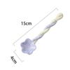 1Pc Ceramic Long Handle Spoon Cute Ice Cream Hand Painted Dessert Spoon With Long Handle Kitchen Tableware Accessories