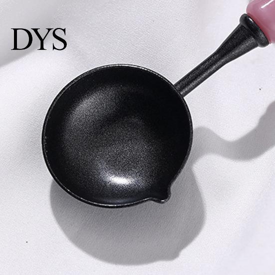 Wax Seal Crafting Supplies Spoon with Ergonomic Handle, Non-Stick Sealing Stamp Melting Spoon, Warmer for Envelope & Letter Art Crafts Heat Resistant