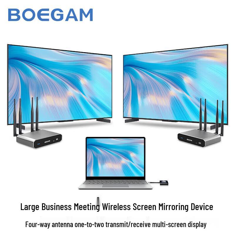 BOEGAM Long-Range Wireless Screen Mirroring Kit