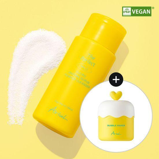 

Корейское очищение / Идеальный набор очищающих средств с энзимами Юльму (55 г+Пузырьковая машина) - Мягкое отшелушивающее средство для умывания лица (55г) Set (55g+Bubble Maker)