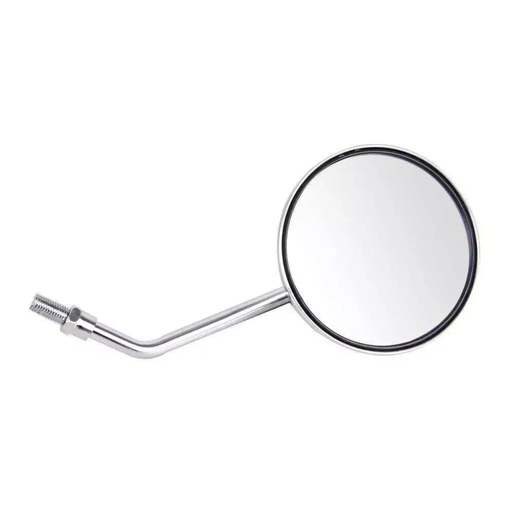 Universal 10mm Motorcycle Rearview Mirrors Scooter Chrome Round Side Mirror For Suzuki GN 125 Yamaha Jog BWS BWS 100 125 Vino