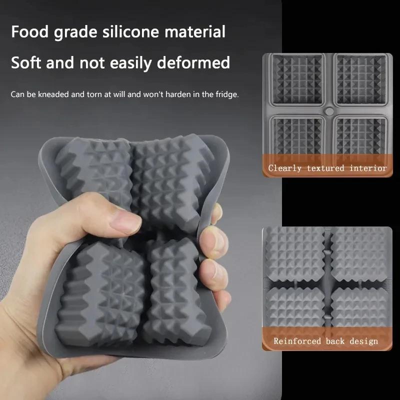 Ice Cube Spherical Mold Silicone Ice Cube Family Simple Mold Large Round Square Ice Cube Tray Kitchen Accessories Ice Cube Model