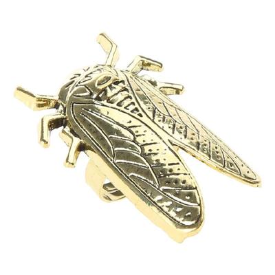Stilvoller Fingerring Schmuck Auffällig Übertriebene Zikadenform Fingerringe